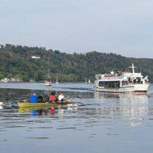Rudern gegen Krebs Boote