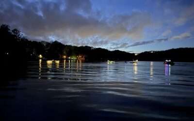 Lampionfahrt im Drachenboot zum Abschluss der Sommersaison