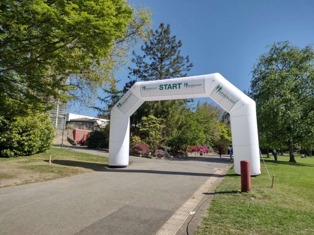Warten auf den Start