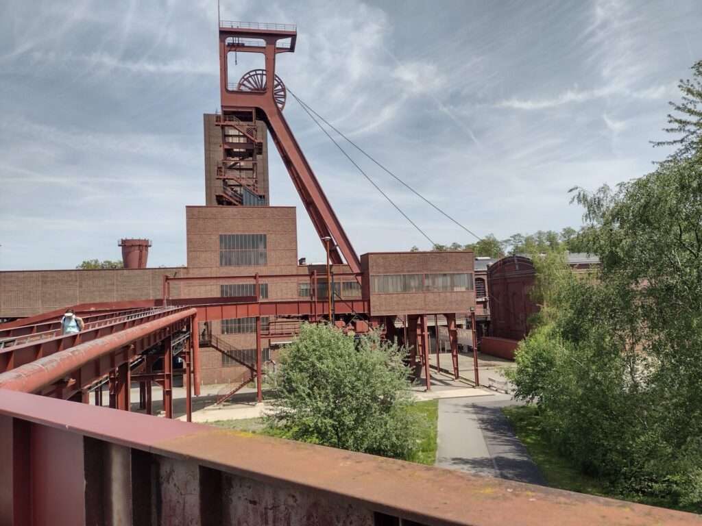 Förderturm bei PACT Zollverein