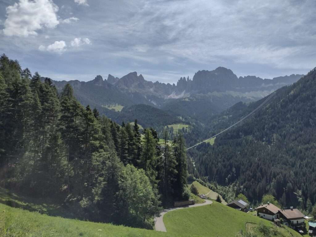 Blick von Schönblick zum Rosengarten