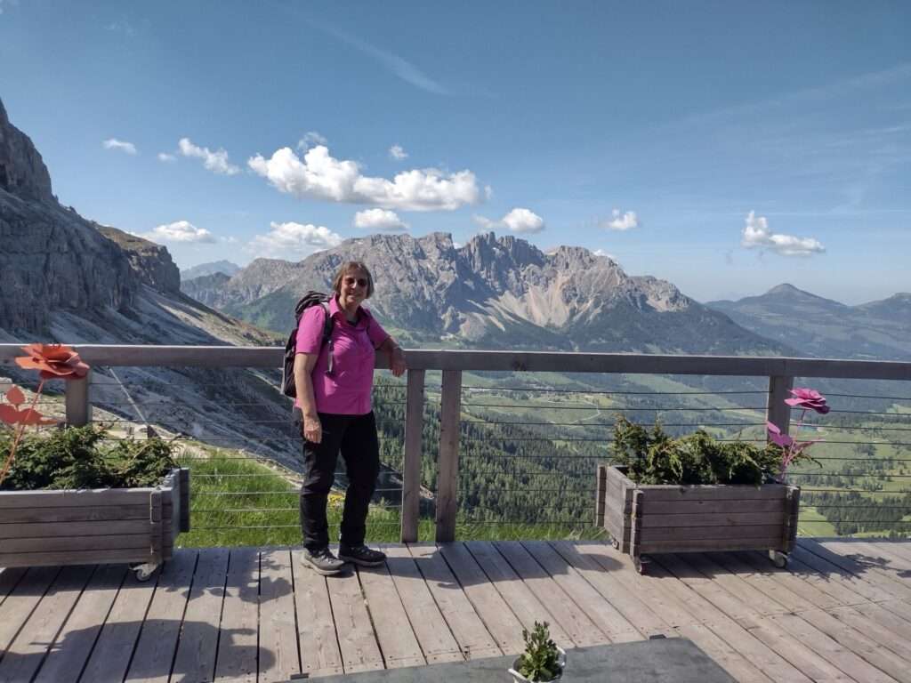 Blick von Kölner Hütte zum Latemar