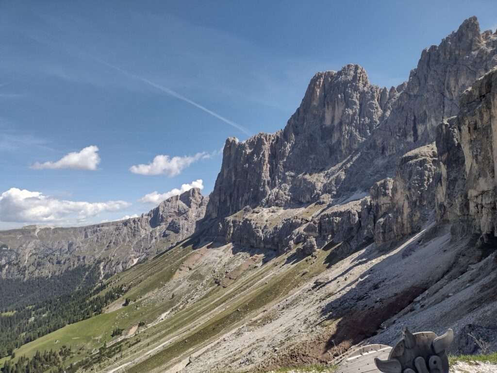 Blick zum Santner Pass